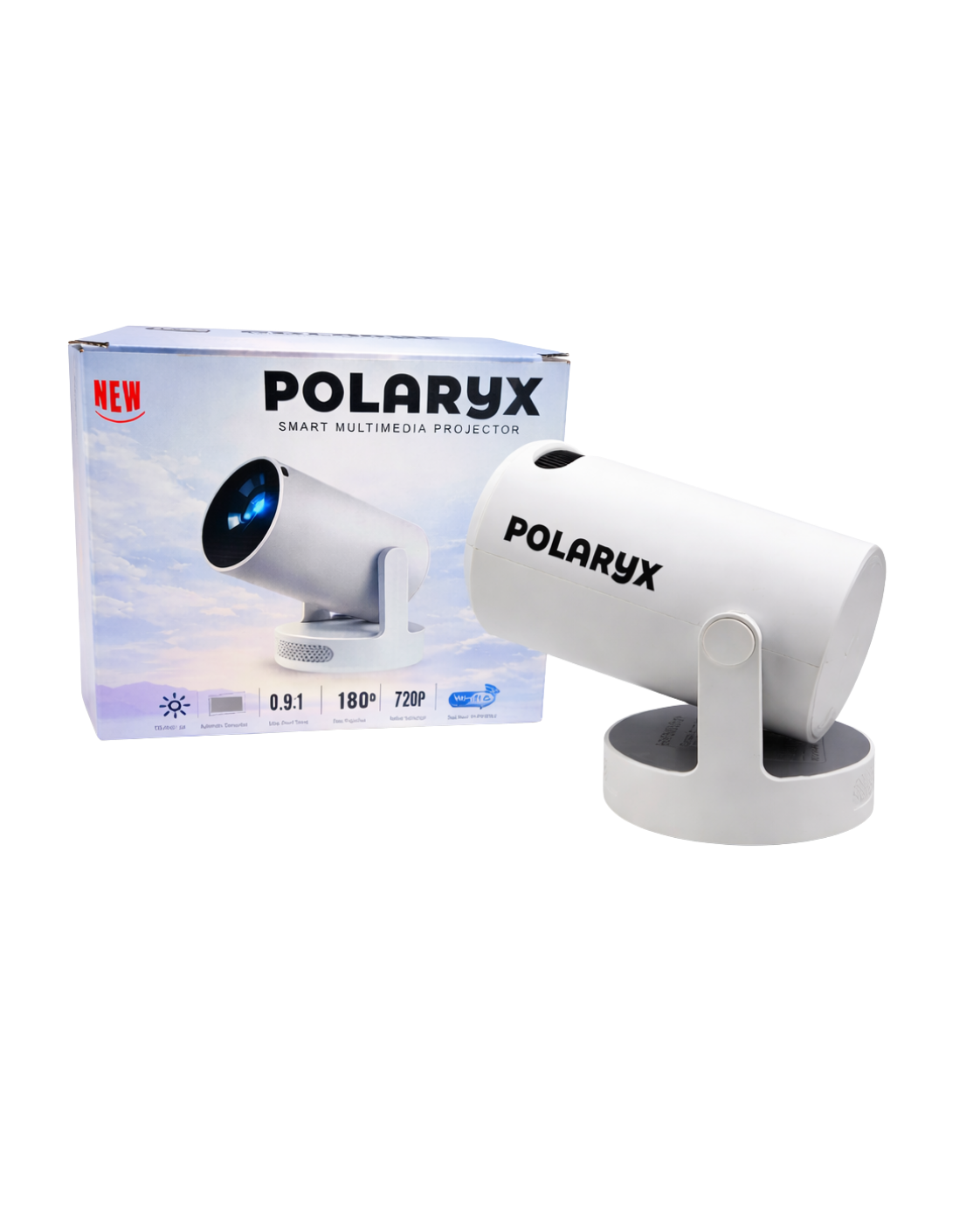 Polaryx HY300 Ultra Portable Smart Mini Projector