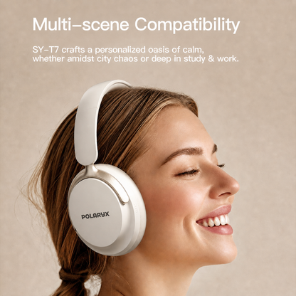 Polaryx SY-T7 Wireless Foldable Bluetooth Headphones - Music Charm