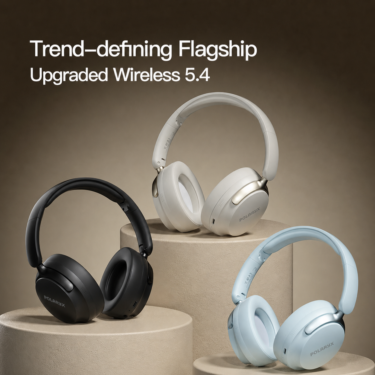 Polaryx SY-T7 Wireless Foldable Bluetooth Headphones - Music Charm