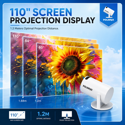 Polaryx HY300 Pro+ Smart Mini Projector